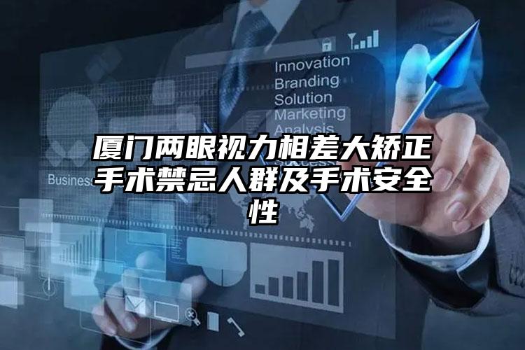 厦门两眼视力相差大矫正手术禁忌人群及手术安全性