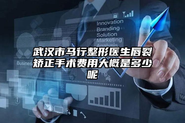 武汉市马行整形医生唇裂矫正手术费用大概是多少呢